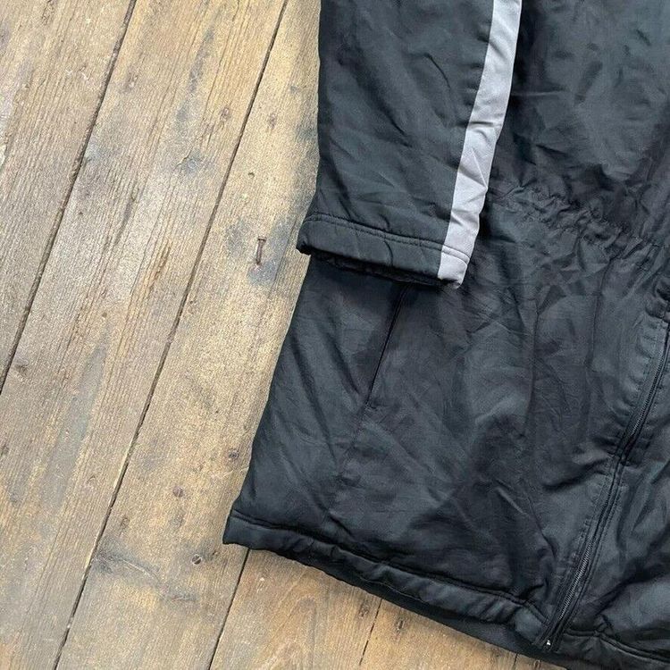 Nike Puffer Jacket Full Zip Vintage Y2K Sports Coat, Black, Mens XL 5