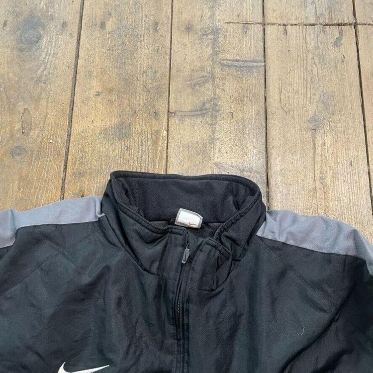 Nike Puffer Jacket Full Zip Vintage Y2K Sports Coat, Black, Mens XL 6