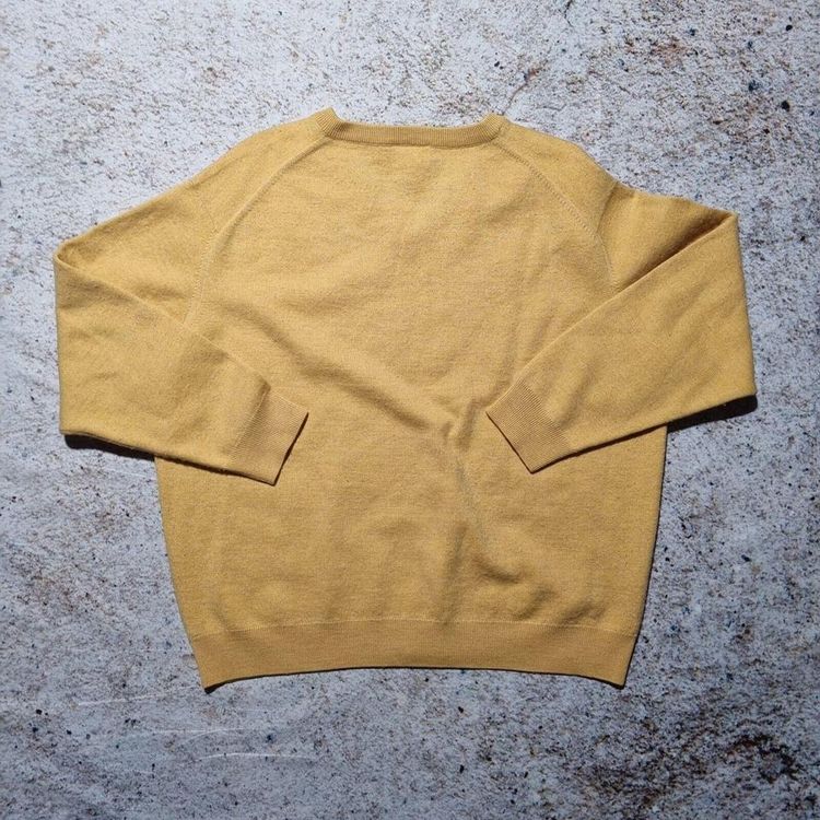 LACOSTE VNECK JUMPER SIZE 6 Yellow Orange image 3