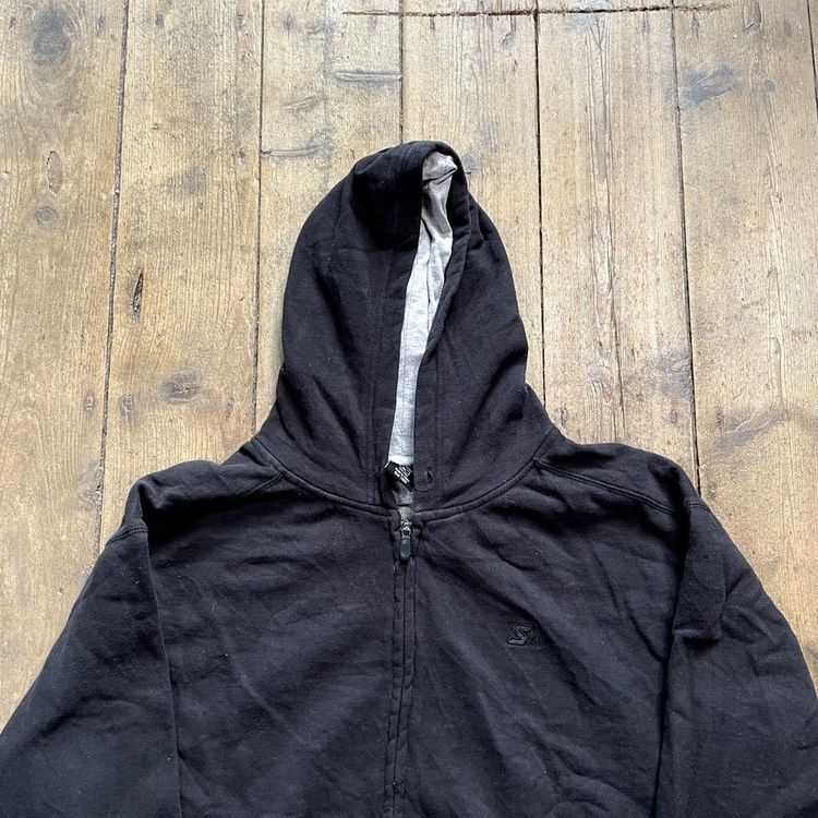 Starter Hoodie Full Zip Sweatshirt, Black, Mens XL image 2