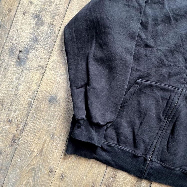 Starter Hoodie Full Zip Sweatshirt, Black, Mens XL image 5