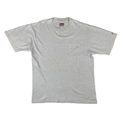 Vintage Dickies Workwear Pocket Tee Grey XL Baggy 1