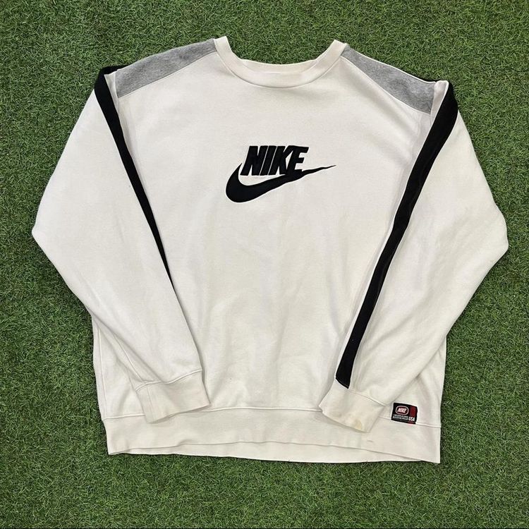 Nike White Early 2000s Nike spell out sweatshirt product image