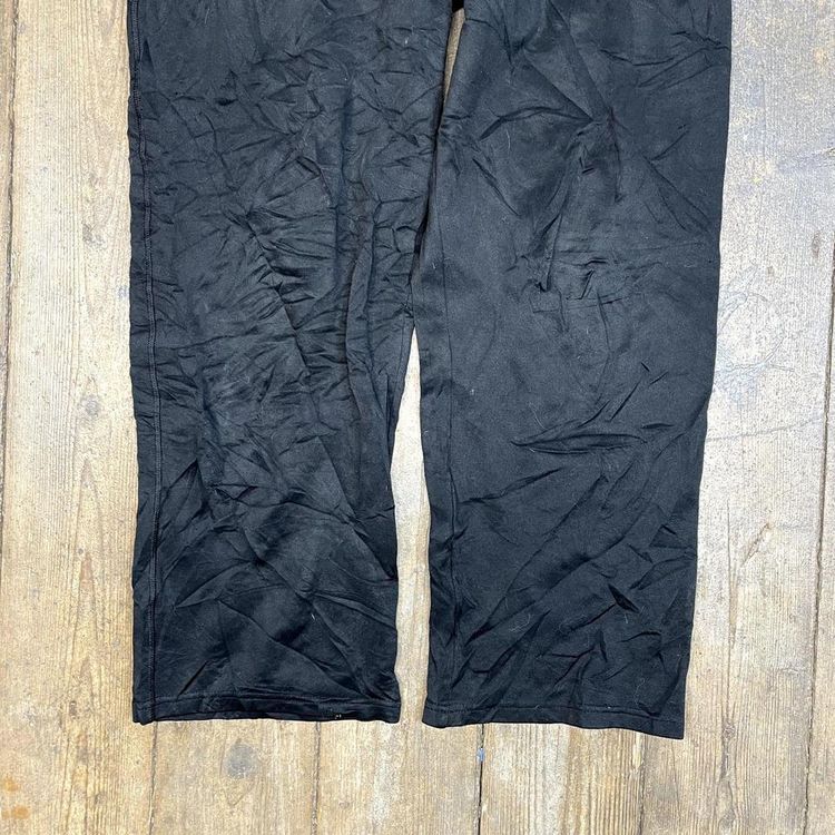 Champion Tracksuit Bottoms Y2K Vintage Sports Joggers, Black, Mens XL 2