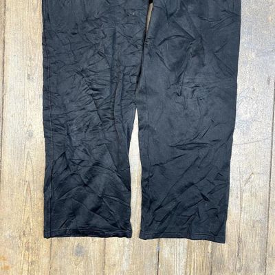 Champion Tracksuit Bottoms Y2K Vintage Sports Joggers, Black, Mens XL 2