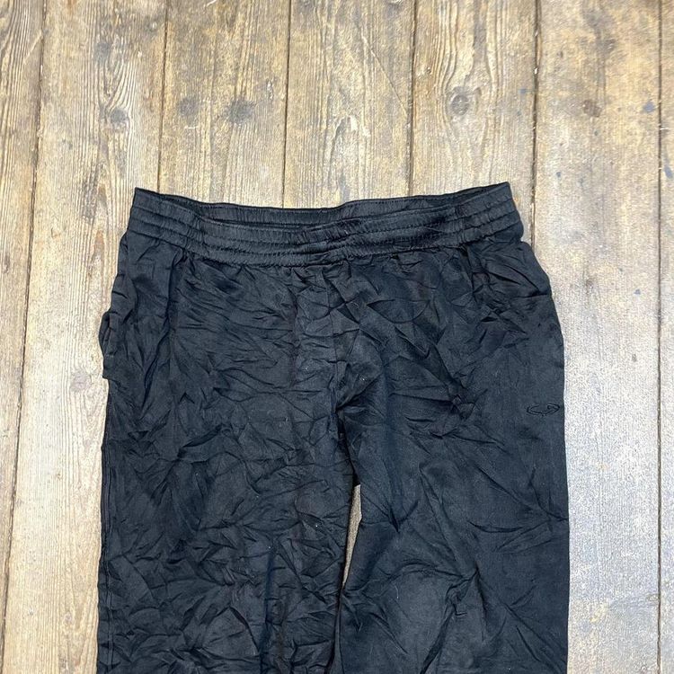 Champion Tracksuit Bottoms Y2K Vintage Sports Joggers, Black, Mens XL 3
