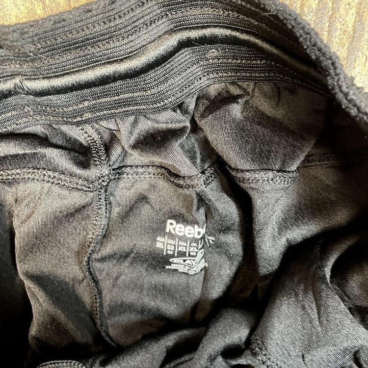 Reebok Tracksuit Bottoms Y2K Vintage Joggers, Black, Mens XL 5