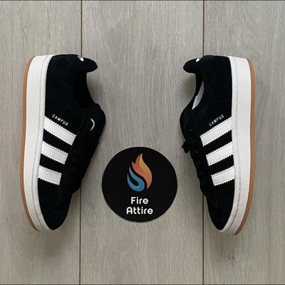 Adidas Campus GS Black White - 4 & 5