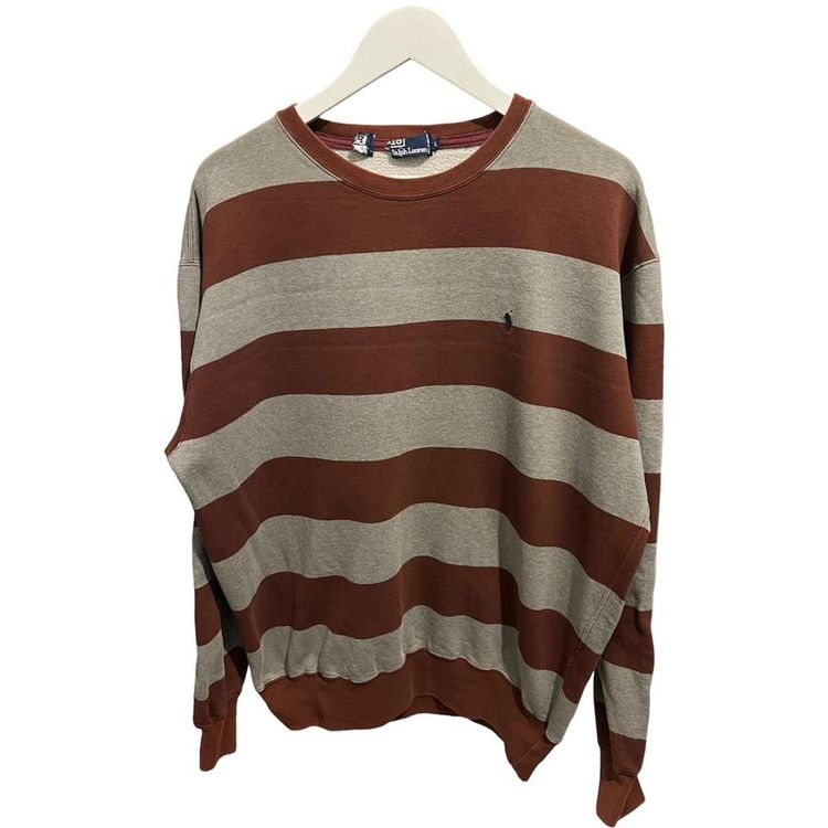 00's Ralph Lauren Sweatshirt Striped Large image 1