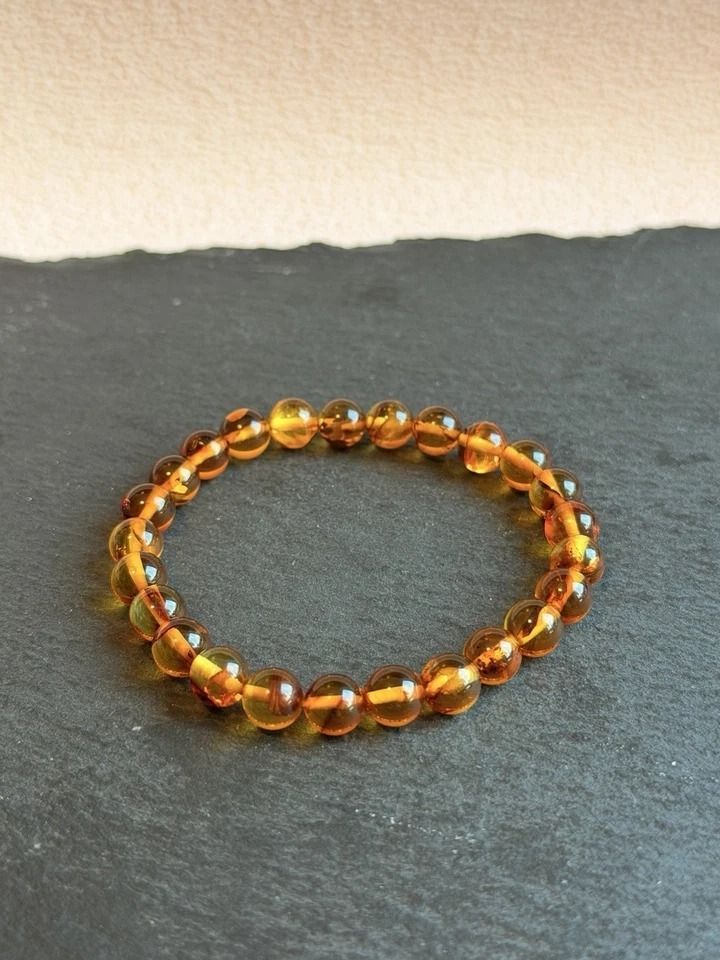 Amber Bead Bracelets image 1