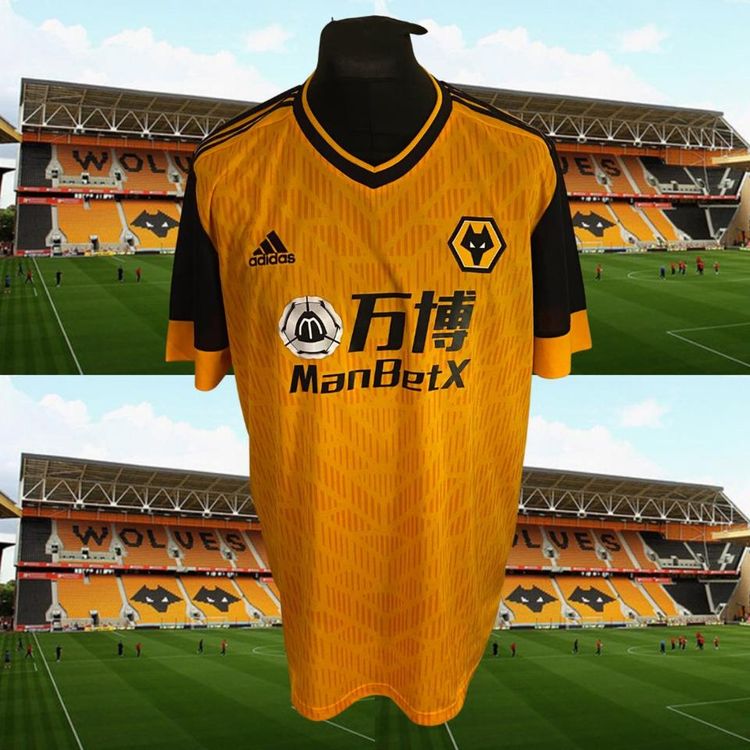Adidas WOLVERHAMPTON WANDERERS 2020-21 HOME FOOTBALL SHIRT product image