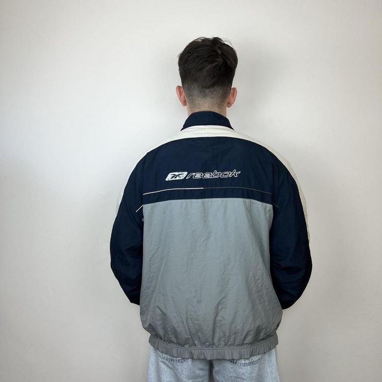 Vintage Grey reebok track jacket 3