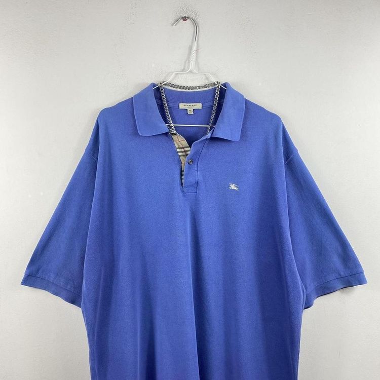 Blue Burberry Polo Shirt image 1