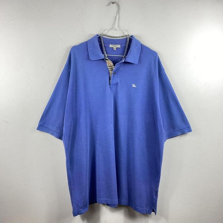 Blue Burberry Polo Shirt image 2