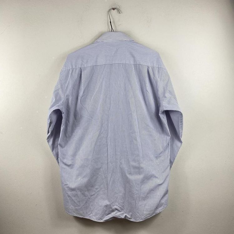 Purple and White Striped Playboy Shirt 6