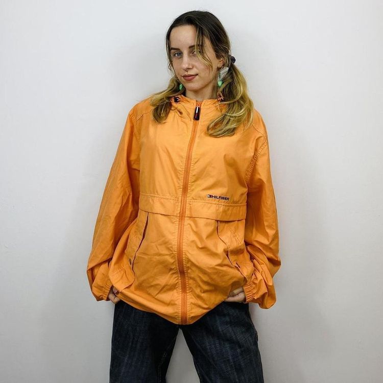 Orange 90s Tommy Hilfiger Coat 8