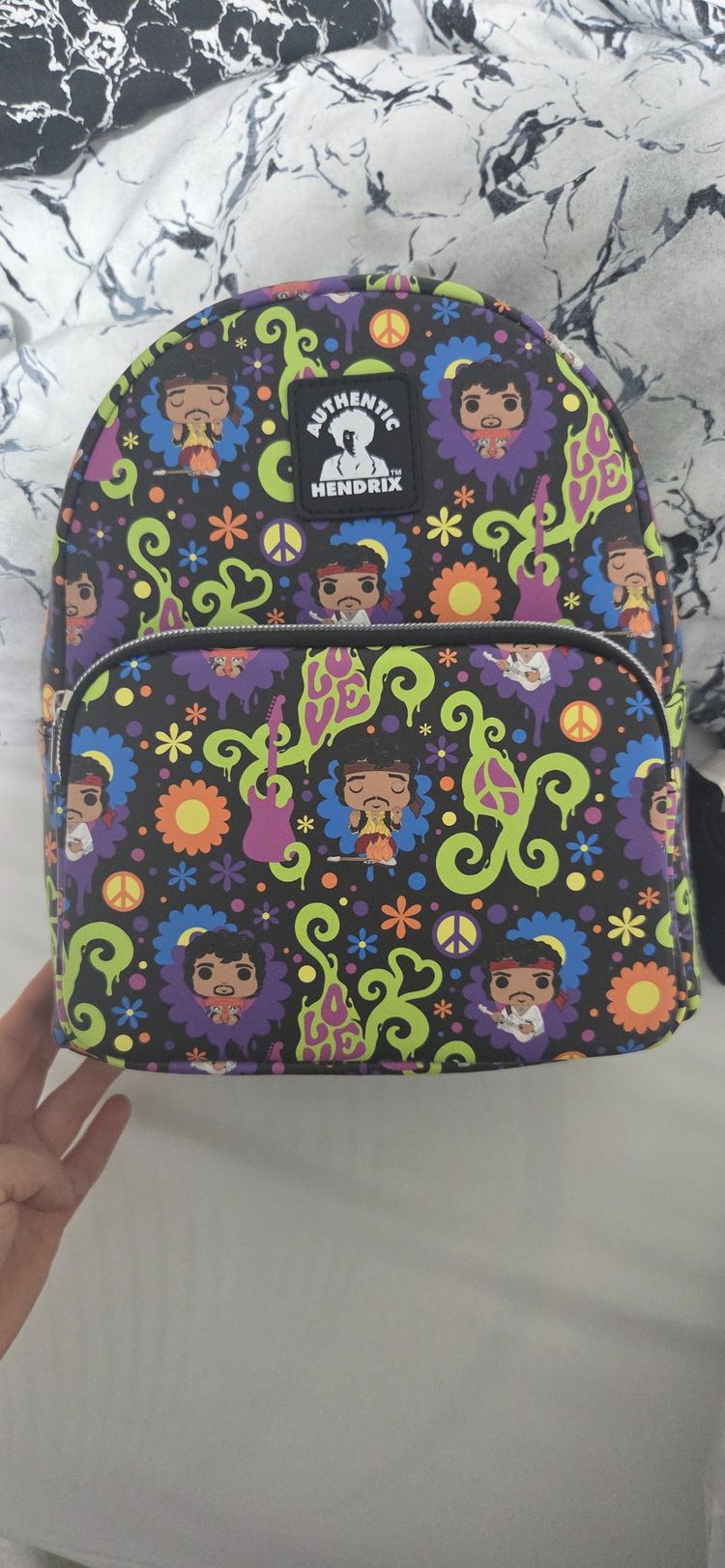 Authentic Loungefly, Jimi Hendrix, Mini Backpack