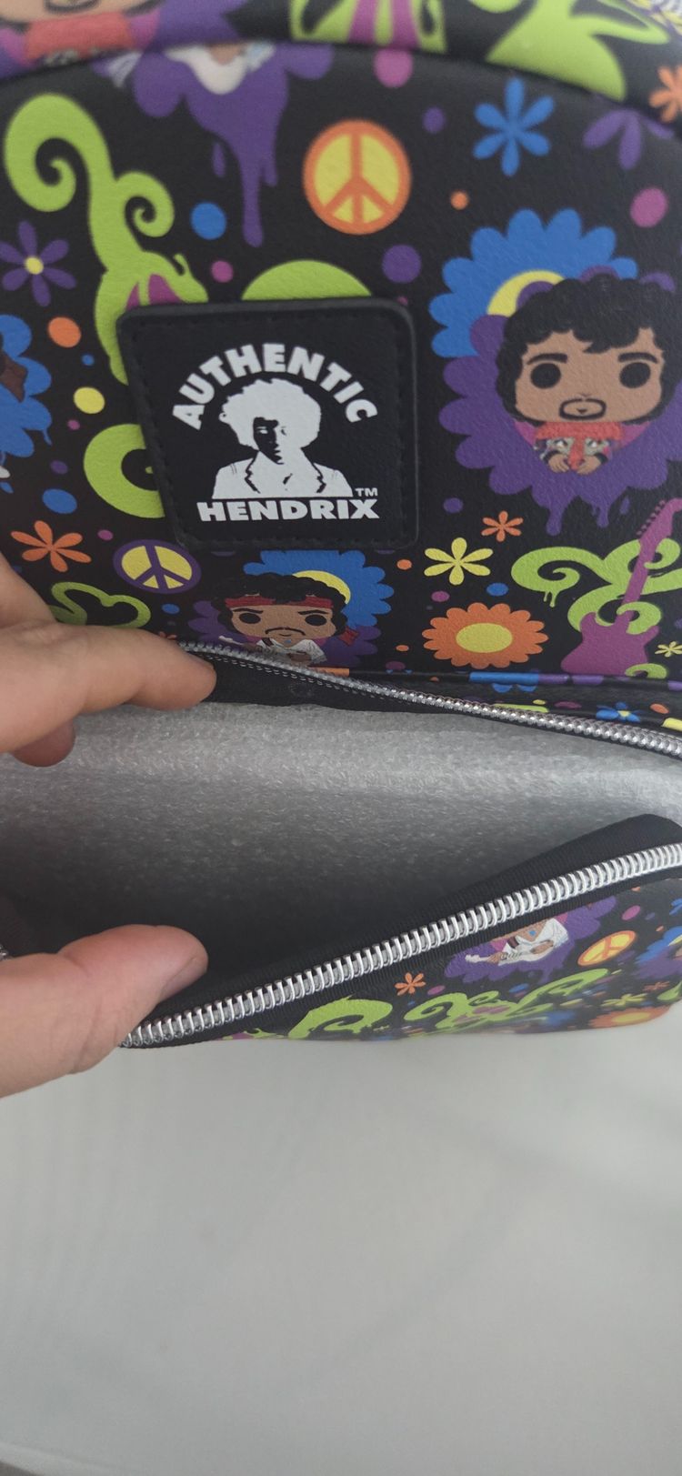 Authentic Loungefly, Jimi Hendrix, Mini Backpack 3