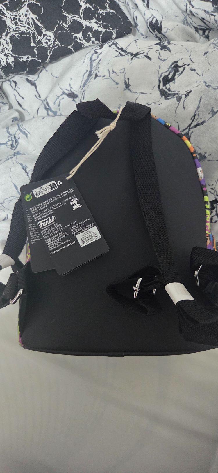 Authentic Loungefly, Jimi Hendrix, Mini Backpack 2