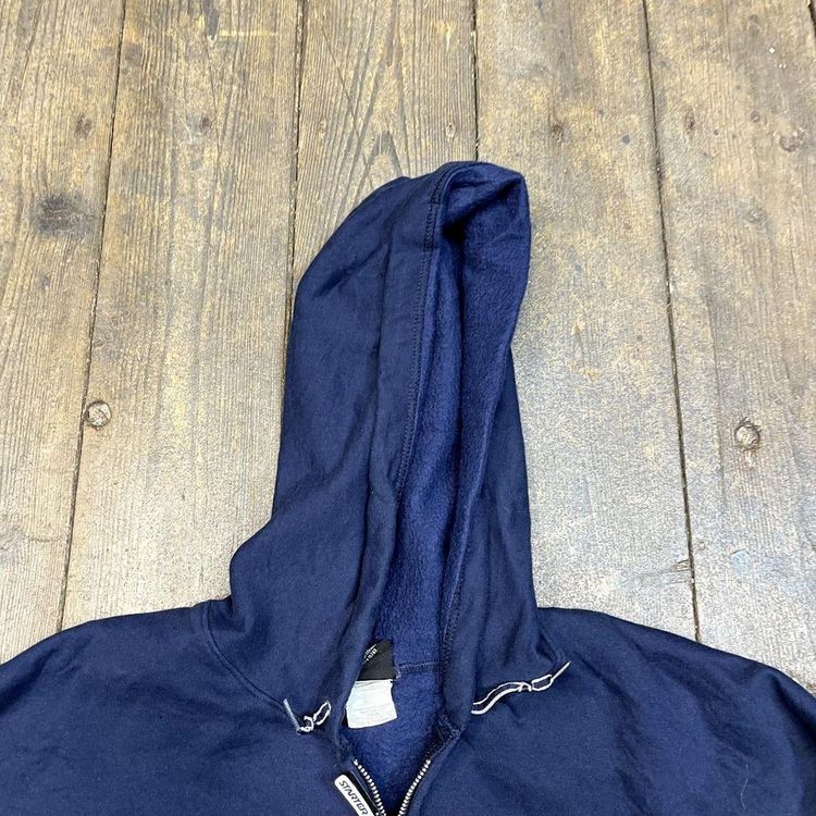 Starter Hoodie Full Zip Sports Sweatshirt, Navy, Mens Large image 6