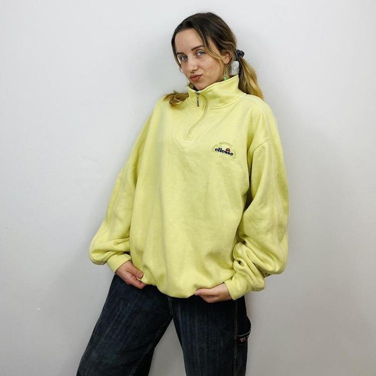 Yellow Ellesse Quarter-Zip 2