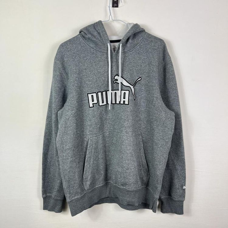Puma Spellout hoodie grey image 1