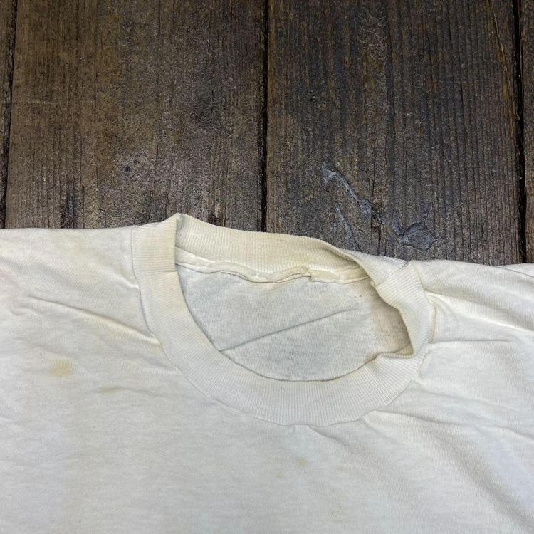 France 98 Graphic T-Shirt Vintage 90s Single Stitch Tee, White Mens Large image 7