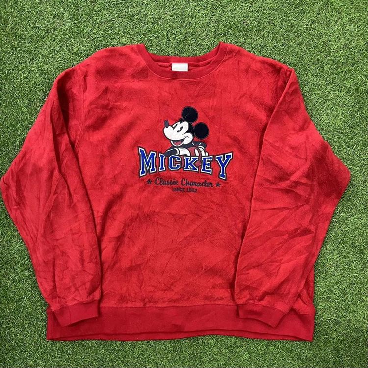 Red Mickey Mouse sweatshirt 1