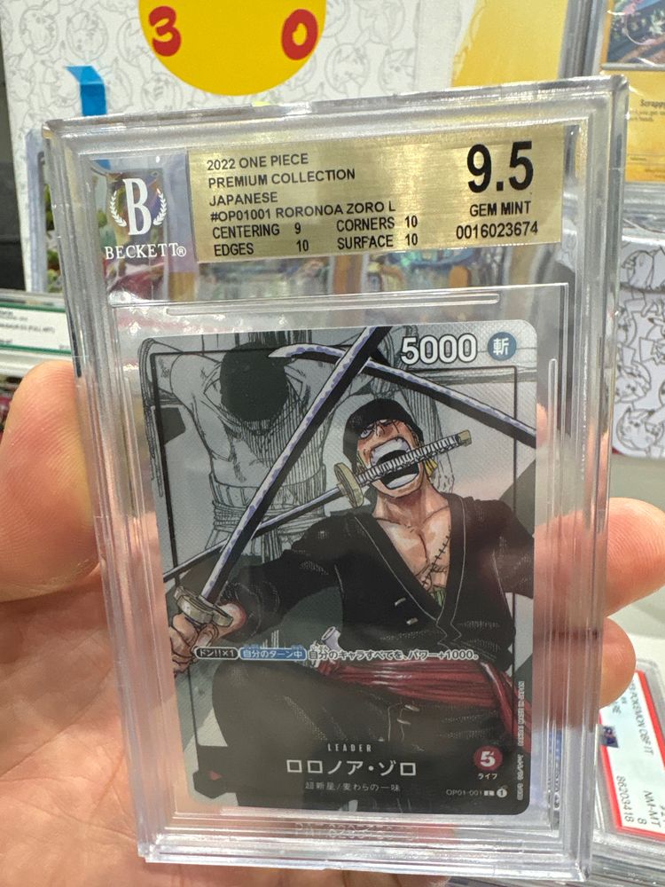 Immagine di One Piece Premium Collection Roronoa Zoro Card 1
