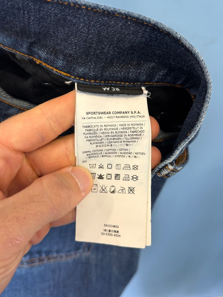 36W 32L Stone Island Blue Regular Tapered Fit Jeans XL 5