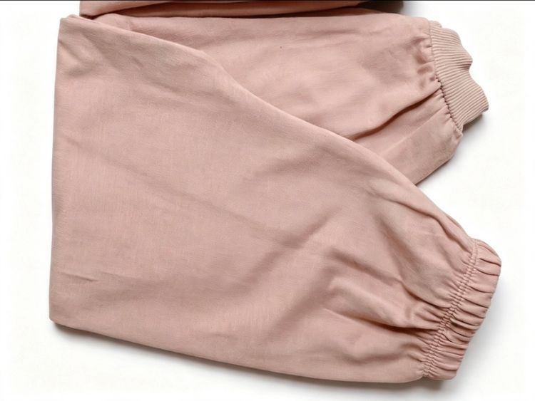 Kids Pink Sweatshirt And Pants Set age 4-5 uears image 5