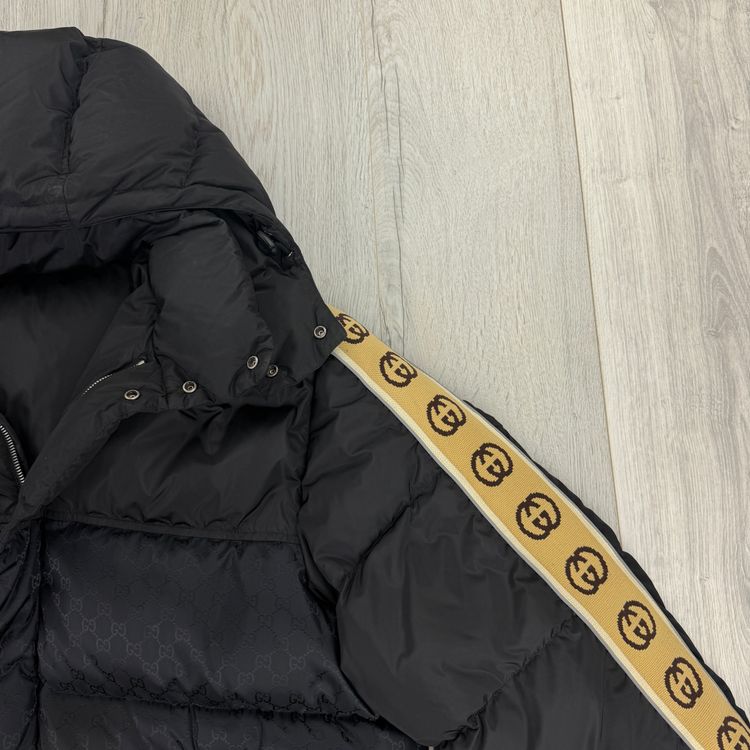 Gucci Men’s GG Jacquard Nylon Padded Down Jacket - Size 50 image 11