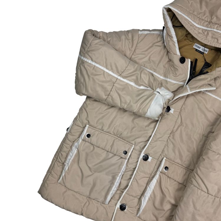 Abrigo Stone Island Parka Ripstop Crema - talla XL imagen 5