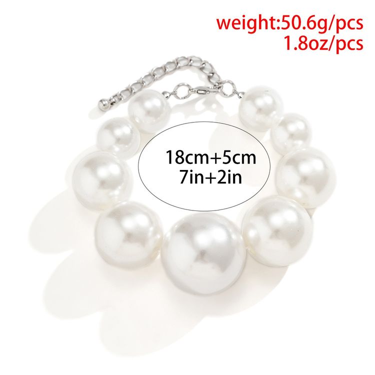 Immagine di Pearl Necklace And Bracelet Set 3