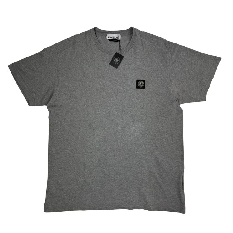 Camiseta Stone Island Gris manga corta - talla 2XL