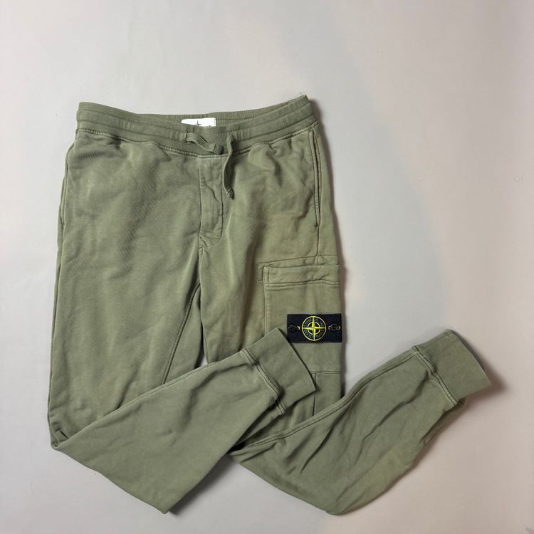 Stone Island Green Joggers - Small