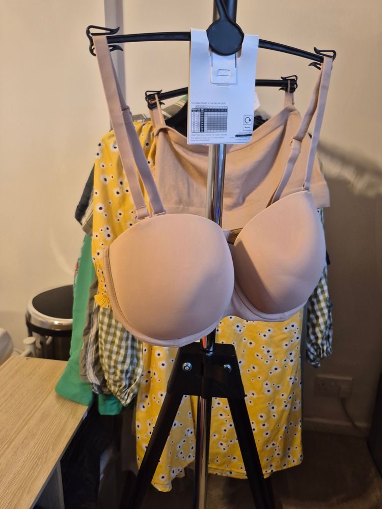 Beige Padded Bra