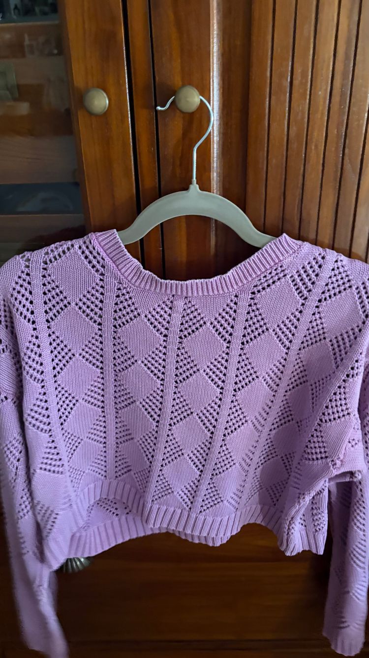 Immagine di Purple Knitted Sweater 1