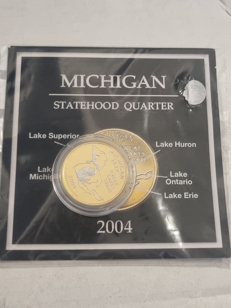 Michigan Statehood Quarter 2004