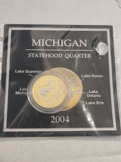 Michigan Statehood Quarter 2004