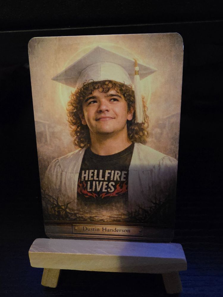 Dustin Henderson Collectible Card image 1