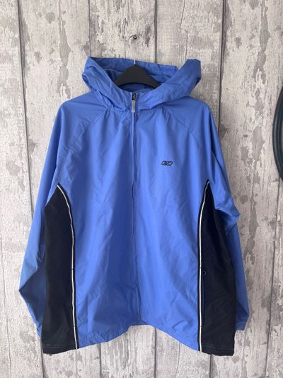 Reebok blue and black hooded jacket