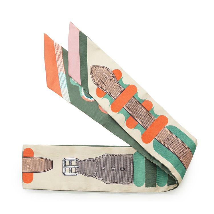 Hermes Multicolor Inventaire Poetique de Brides A Bloc Silk Twilly 86 image 2