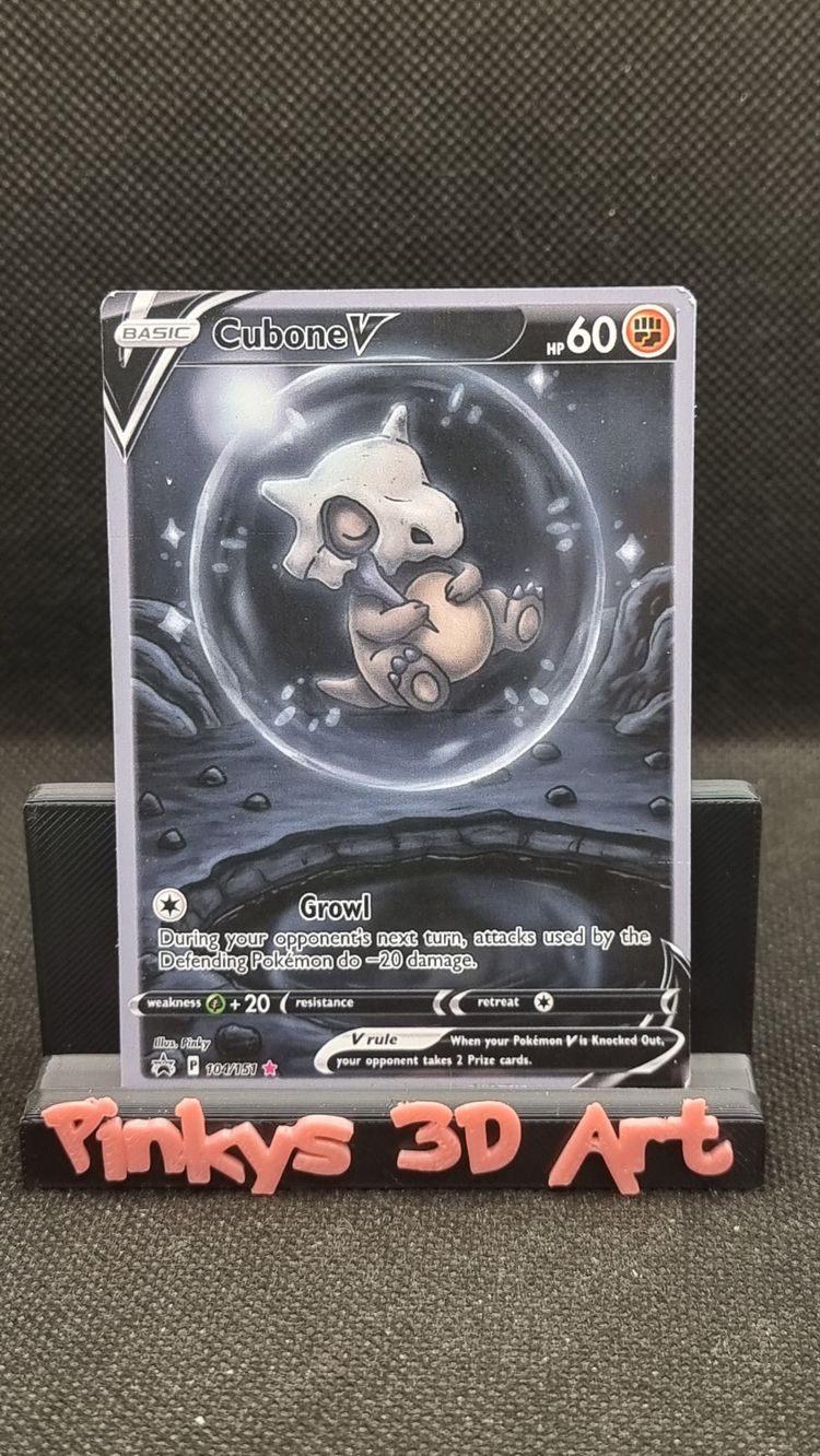  bubble cubone Pokemon card TCG  ( Fan Art)  1714
