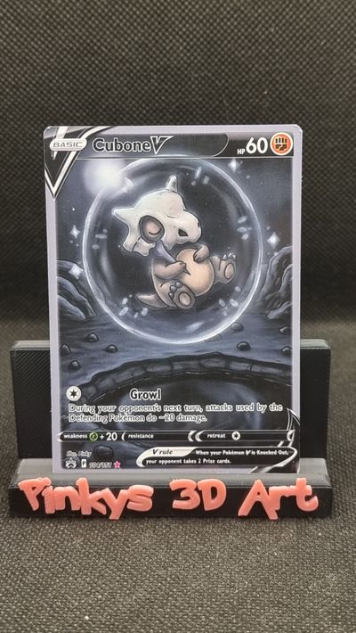 bubble cubone Pokemon card TCG ( Fan Art) 1714