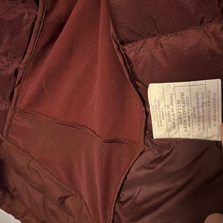 Lululemon Down For It all Jacket Red Merlot BNWT Uk 6 RRP £198 obraz 8