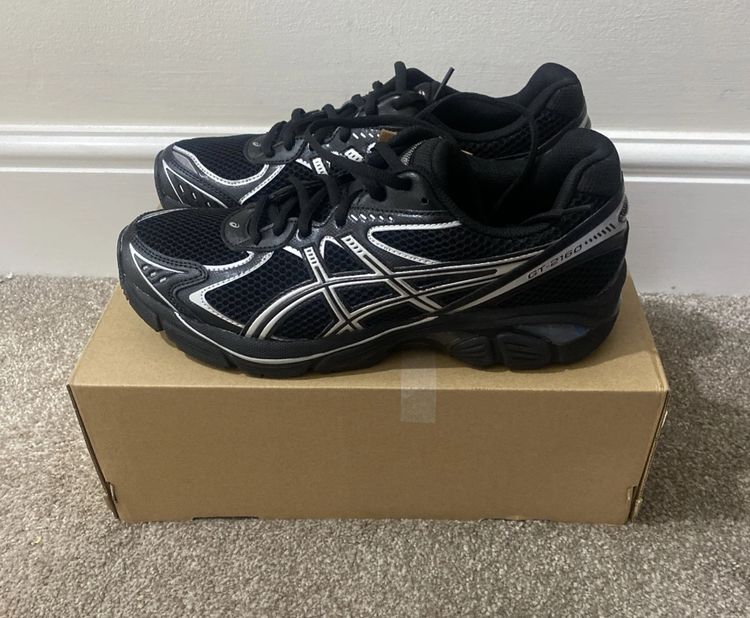 ASICS black running shoes  GT160 uk 8 