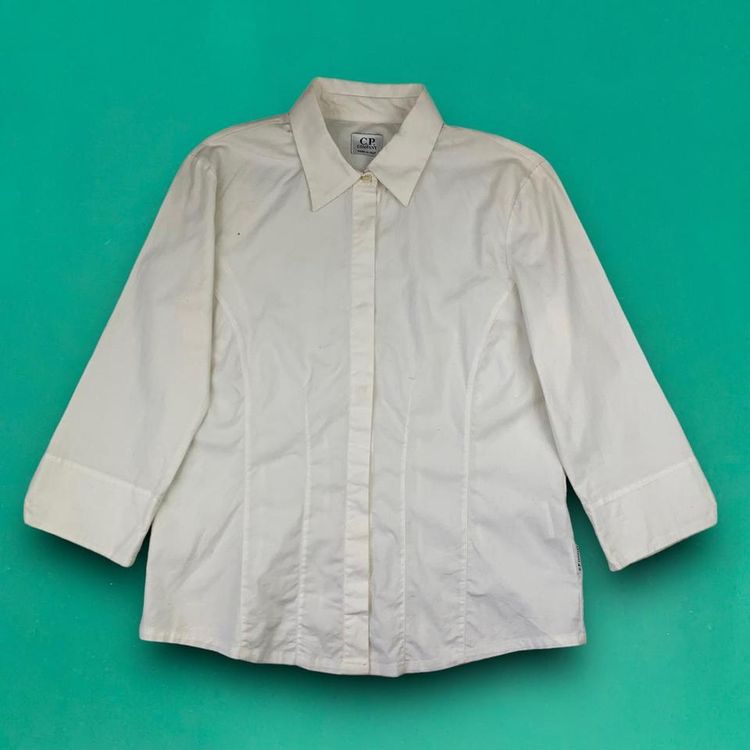 CP Company Womens Button Up Blouse Designer Shirt White S image 1
