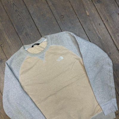 The North Face Sweatshirt Vintage Y2K Sweatshirt, Beige, Mens Medium 3