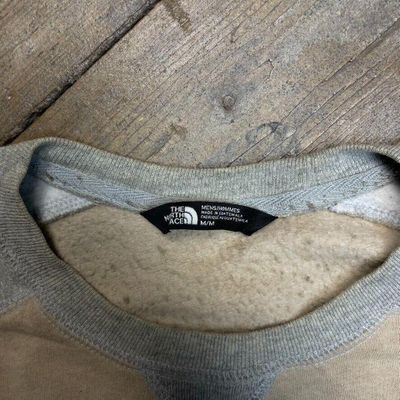 The North Face Sweatshirt Vintage Y2K Sweatshirt, Beige, Mens Medium 7